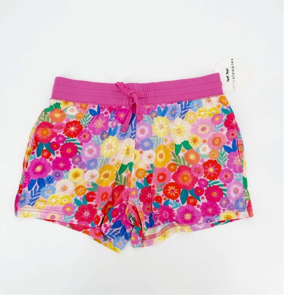 NWT Little Sleepies Mother's Day Floral Pajama Bottoms Shorts Size XS